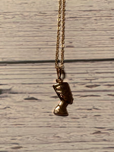 Queen Nefertiti Gold Filled Necklace