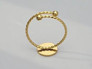 Gold ying to my yang ring