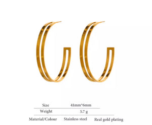 Gold  Everyday Hoops