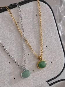 Green Aventurine Pendant Necklace
