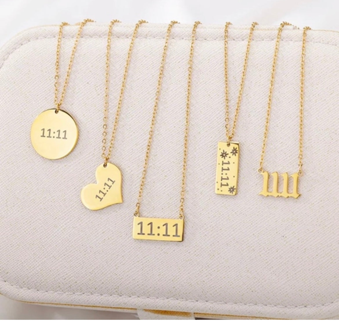 Make A Wish 1111 Necklace 18K Gold Plated – BigBeryl