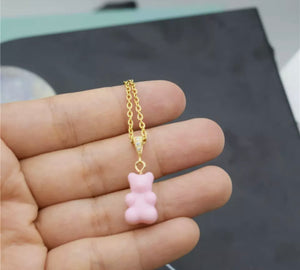 Gummy Bear Gold Necklace