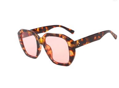 Retro Girl Leopard Sunglasses