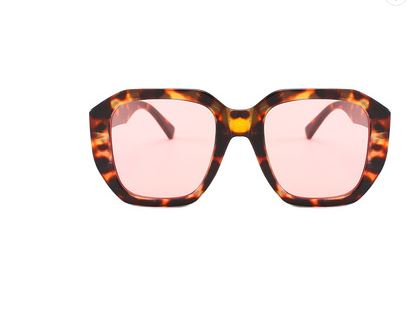 Retro Girl Leopard Sunglasses