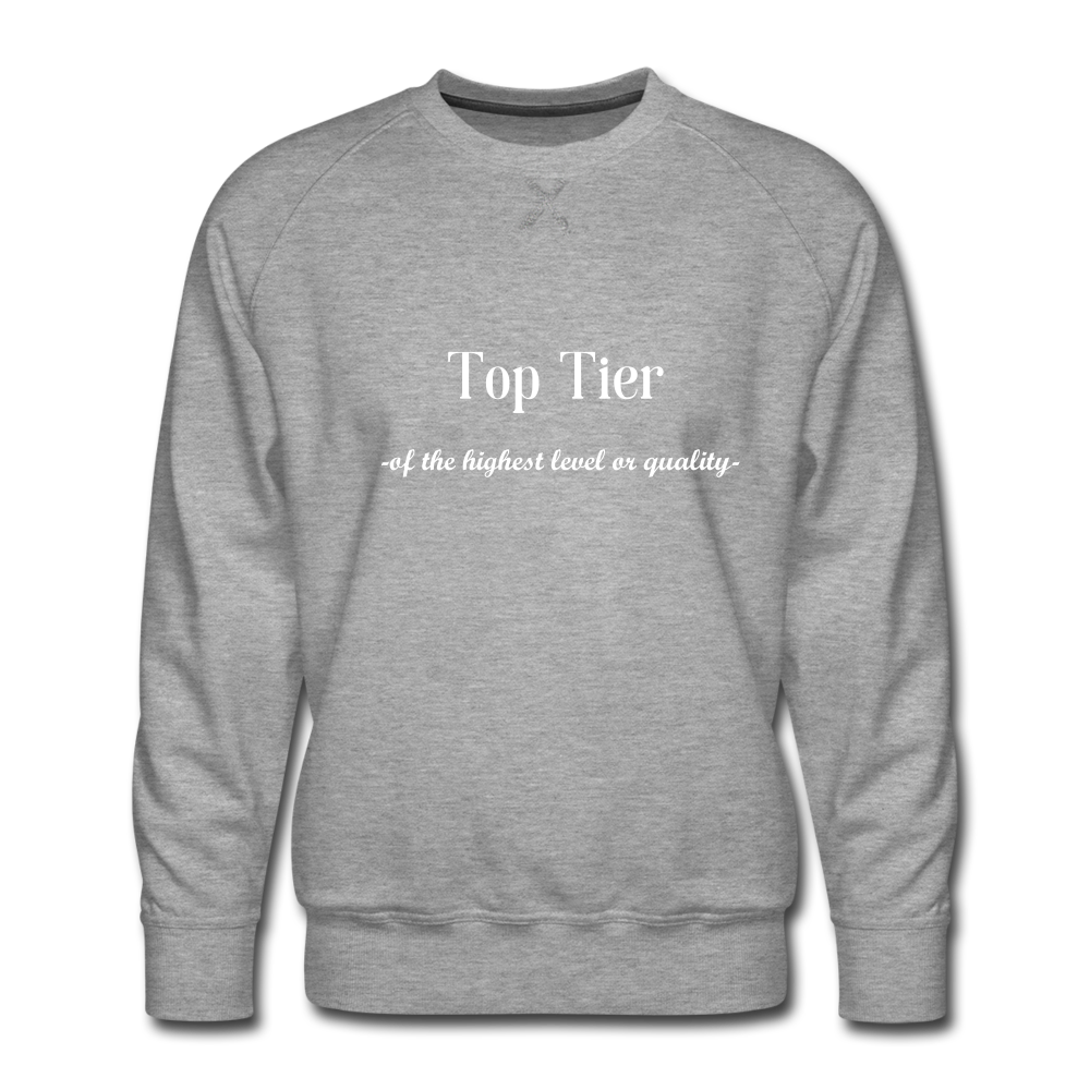 Top Tier- Sweatshirt - heather gray