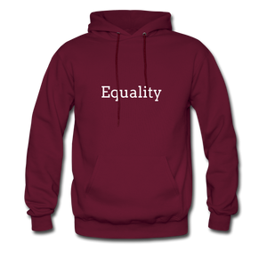 Equality Hoodie - burgundy