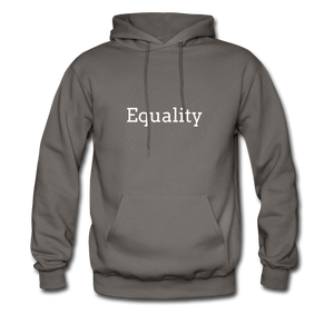 Equality Hoodie - asphalt gray