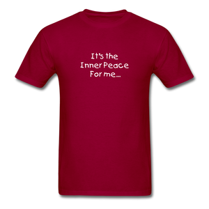 Inner Peace T-Shirt - dark red