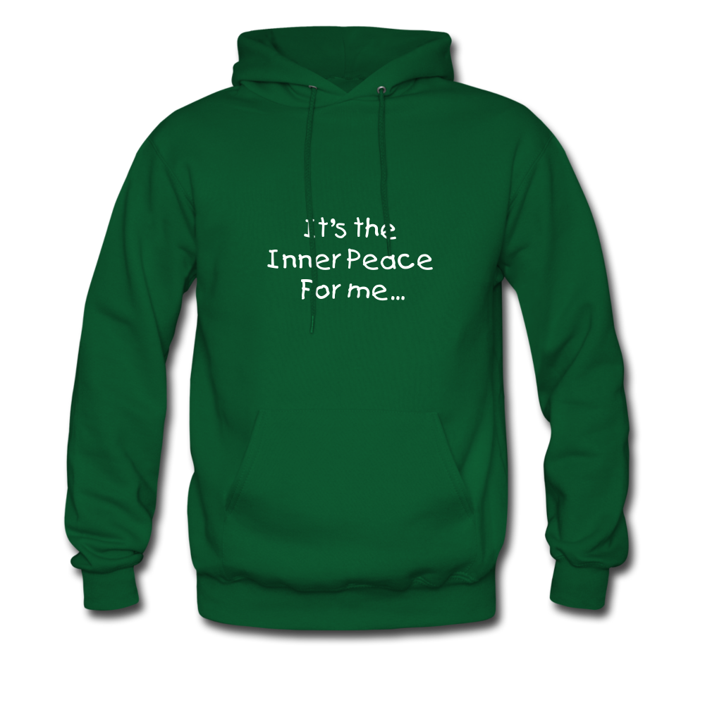 Inner Peace Hoodie - forest green