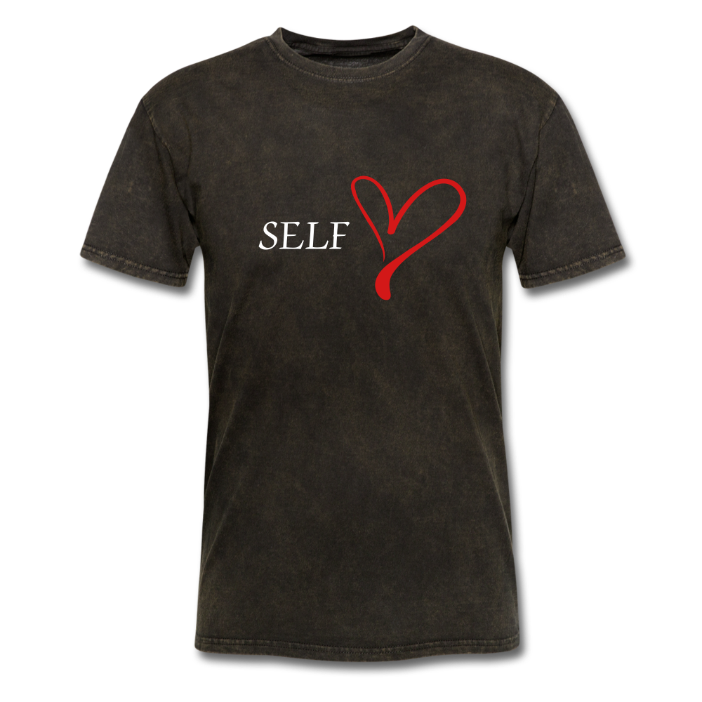 Self Love  T-Shirt - mineral black