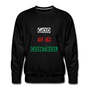 God Is In Control Sweatshirt - black