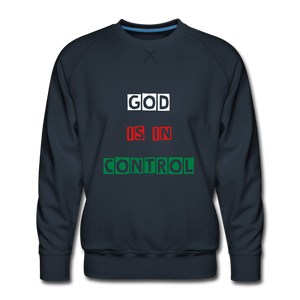 God Is In Control Sweatshirt - navy