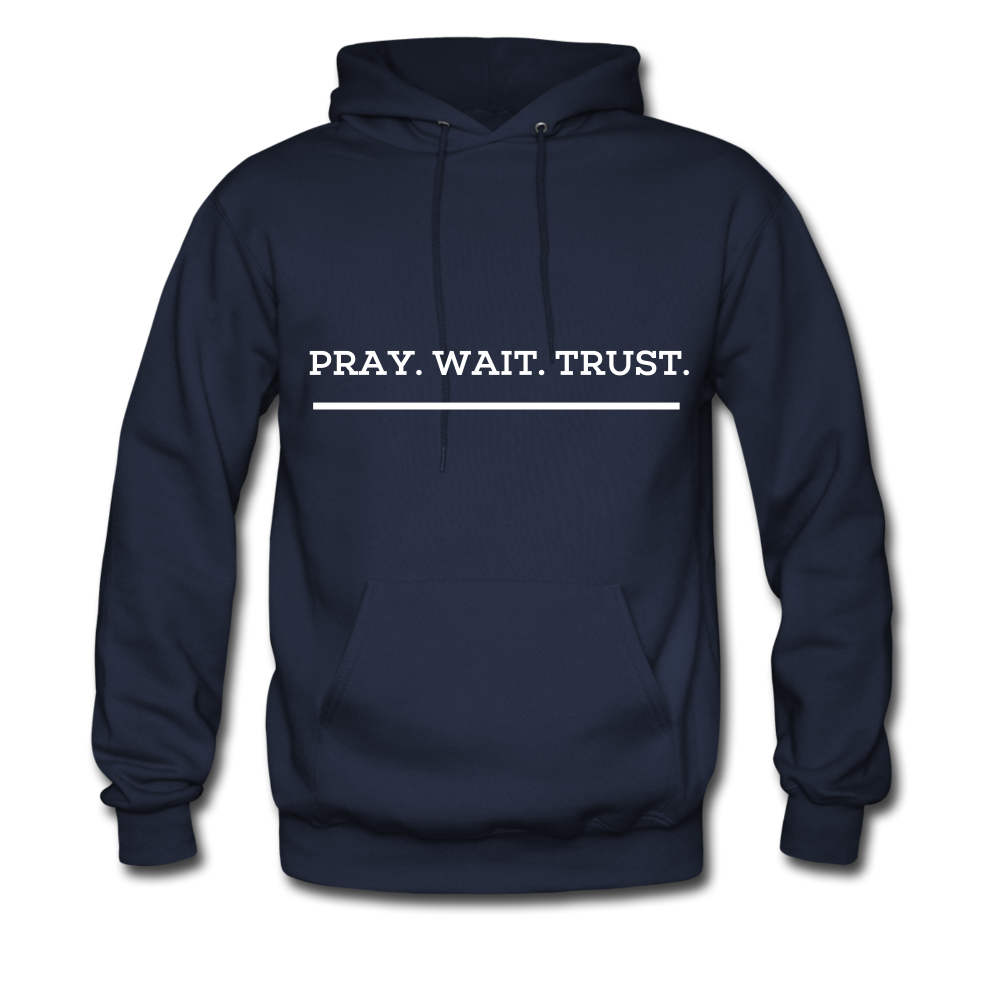 Pray.Wait.Trust. Hoodie - navy
