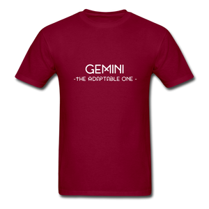 Gemini Classic T-Shirt - burgundy