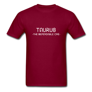 Taurus T-Shirt - burgundy