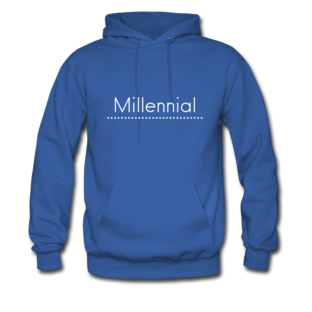 Millennial Hoodie - royal blue
