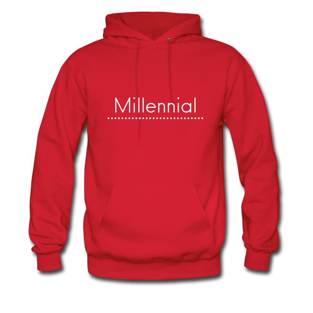 Millennial Hoodie - red