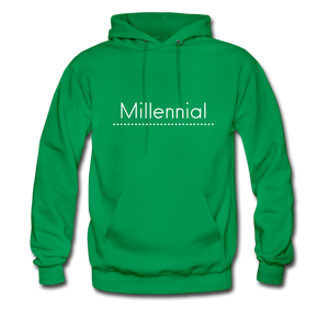 Millennial Hoodie - kelly green