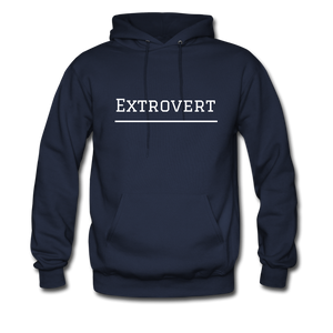 Extrovert Hoodie - navy