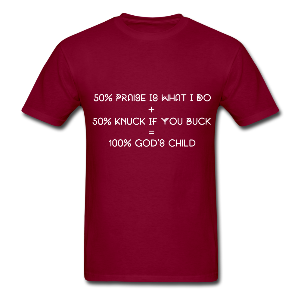 God's Child Classic T-Shirt - burgundy