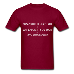 God's Child Classic T-Shirt - burgundy