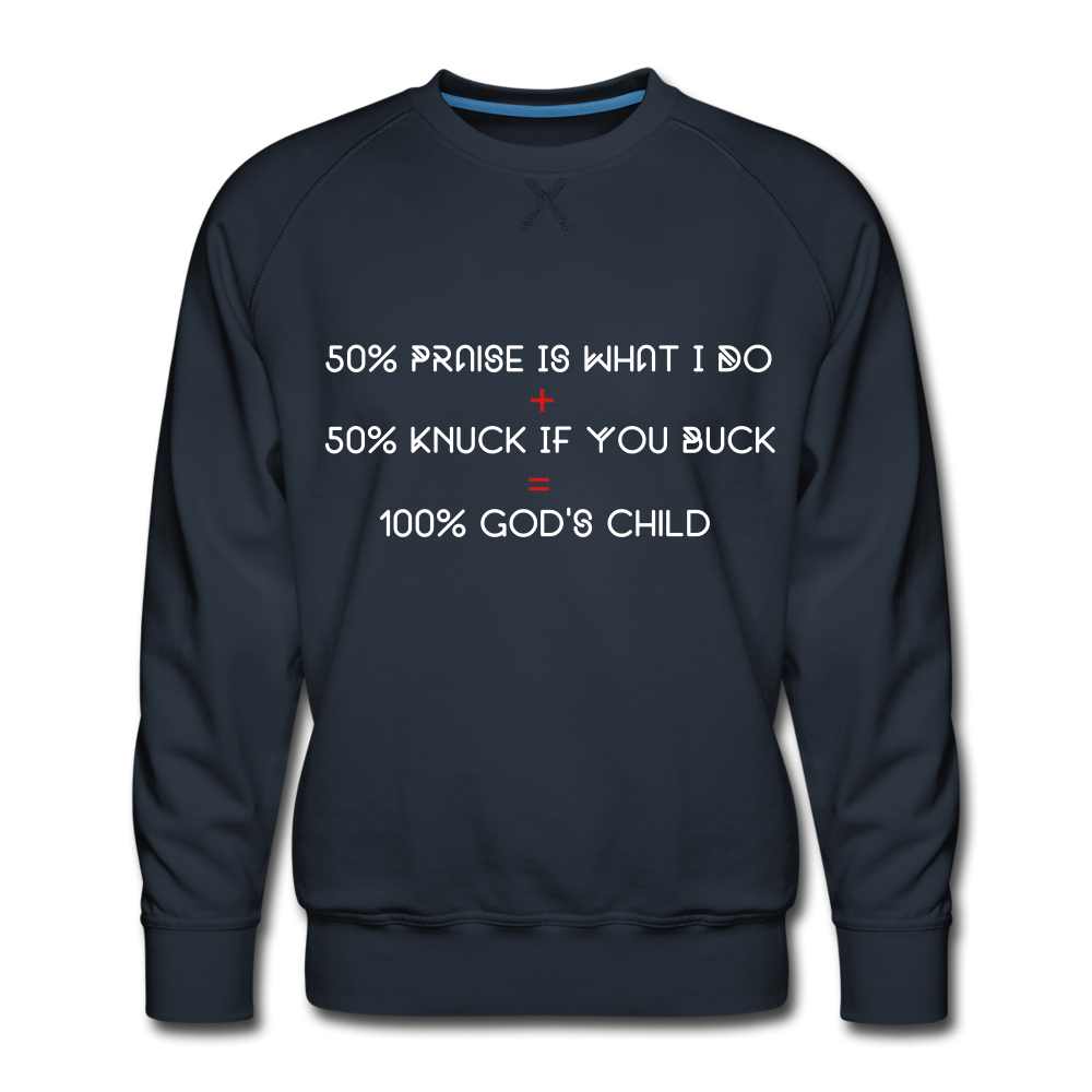 God's Child  Premium Sweatshirt - navy