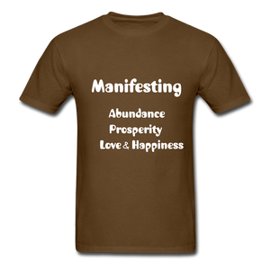 Manifesting Classic T-Shirt - brown