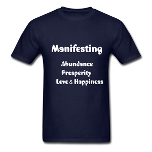 Manifesting Classic T-Shirt - navy