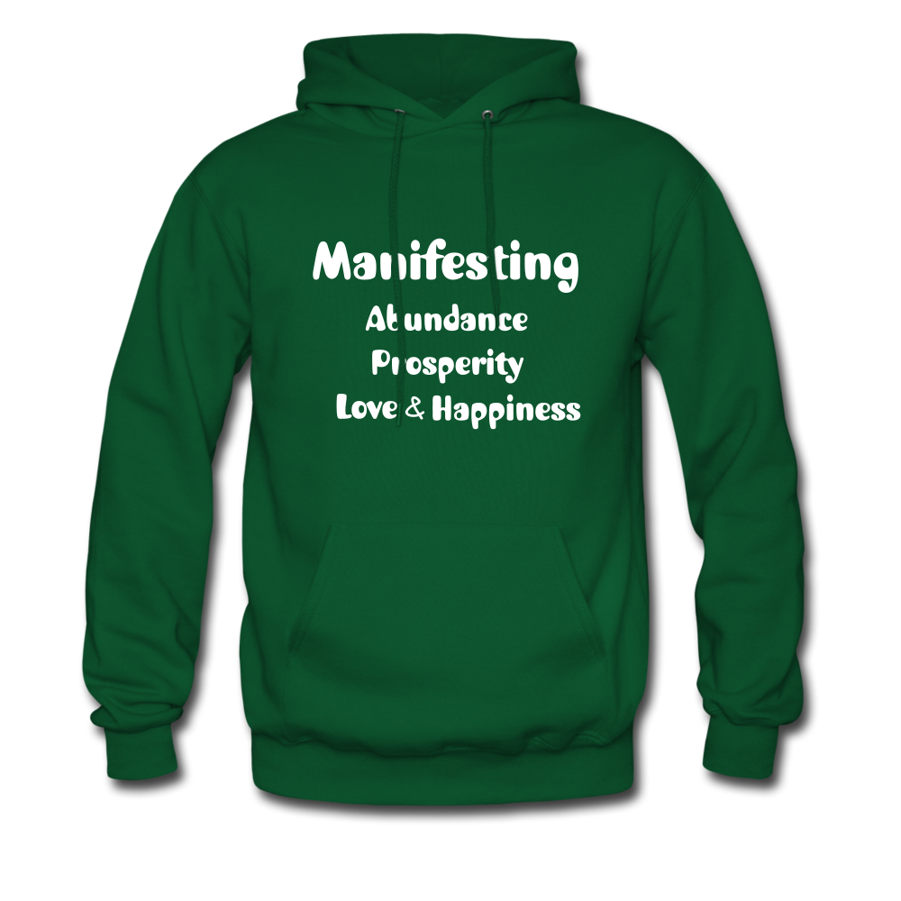 Manifesting Hoodie - forest green