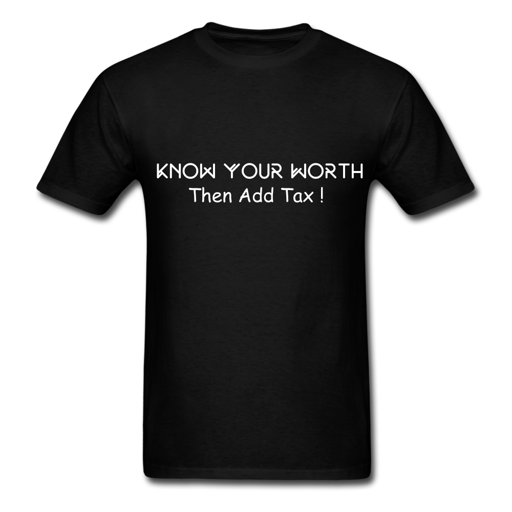 Know Your Worth Classic T-Shirt - black