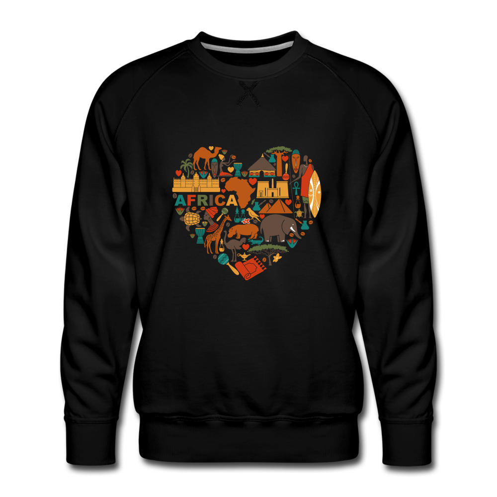 Heart of Africa Premium Sweatshirt - black