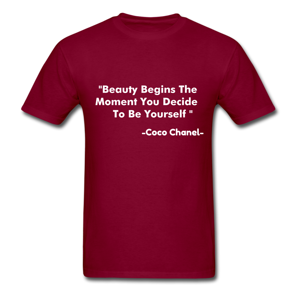 Chanel Classic T-Shirt - burgundy