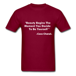 Chanel Classic T-Shirt - burgundy
