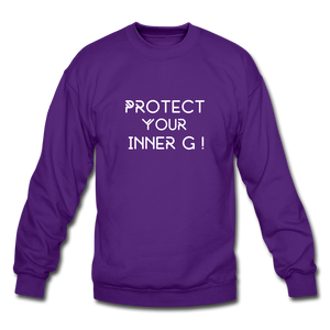 Inner G Crewneck Sweatshirt - purple