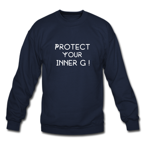 Inner G Crewneck Sweatshirt - navy