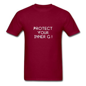 Inner G Classic T-Shirt - burgundy