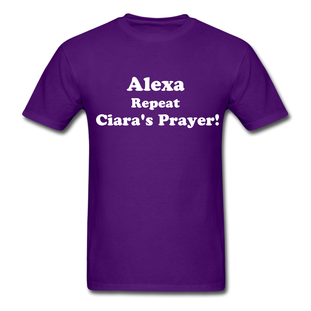 Ciara's Prayer Classic T-Shirt - purple