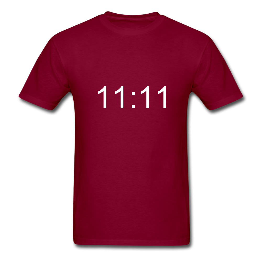11:11 Classic T-Shirt - burgundy