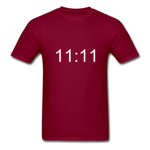 11:11 Classic T-Shirt - burgundy