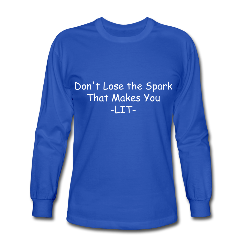 Lit Long Sleeve T-Shirt - royal blue
