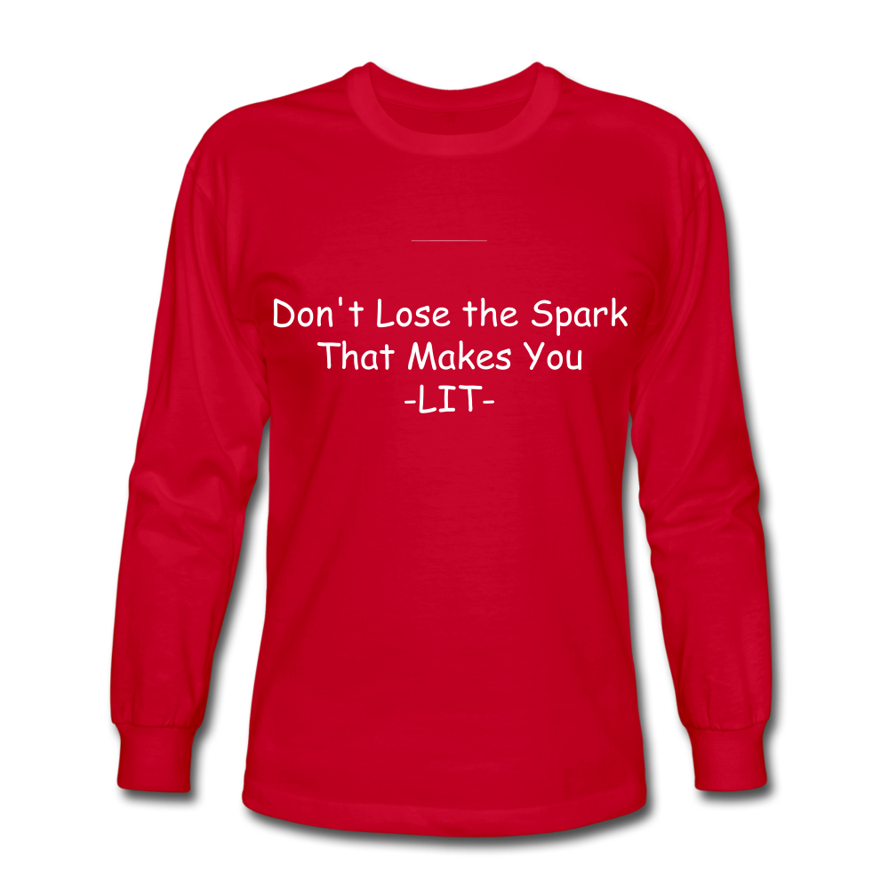 Lit Long Sleeve T-Shirt - red