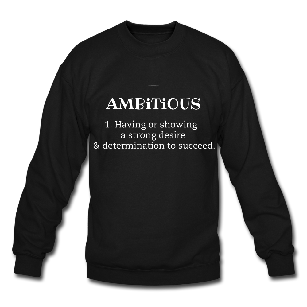 Ambitious Crewneck Sweatshirt - black
