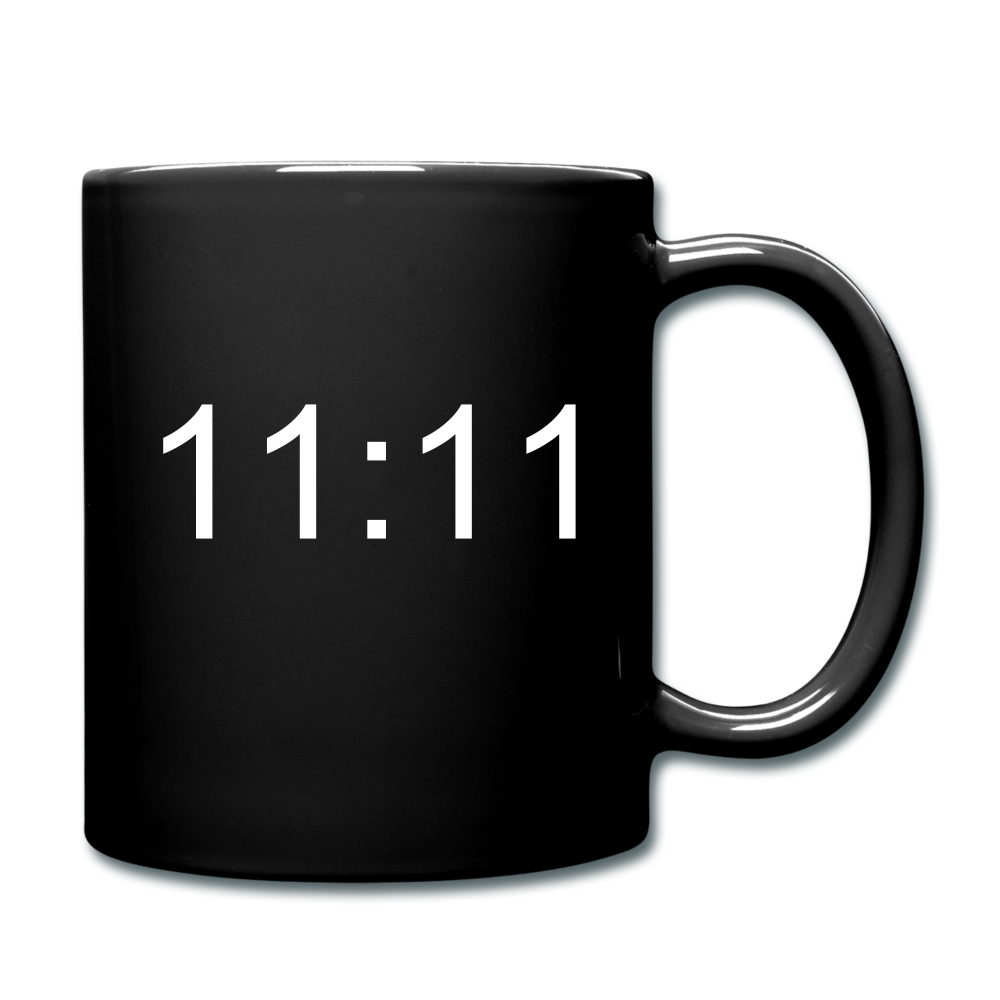11:11 Color Mug - black