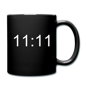 11:11 Color Mug - black