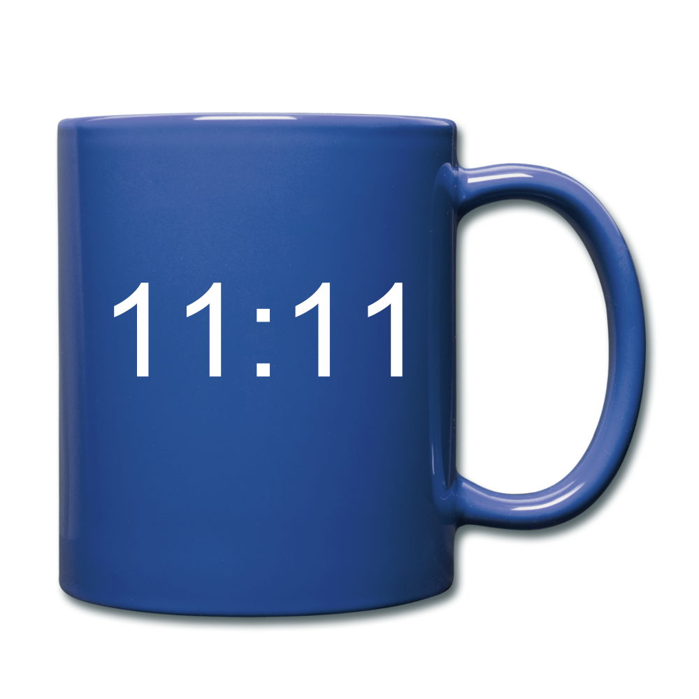11:11 Color Mug - royal blue