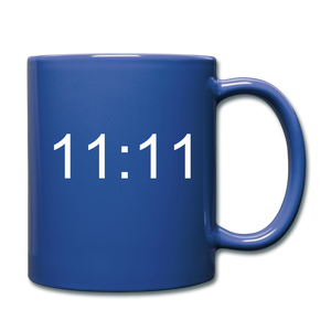 11:11 Color Mug - royal blue