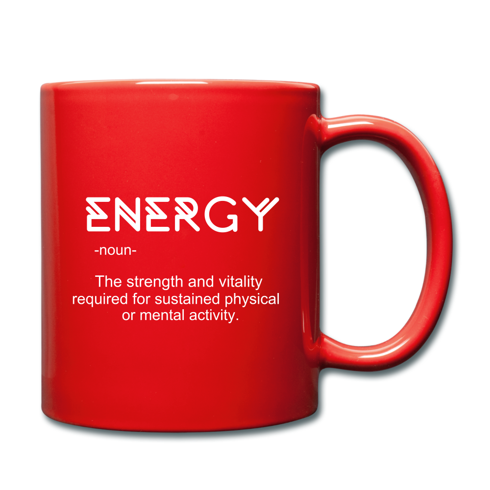 Energy Mug - red