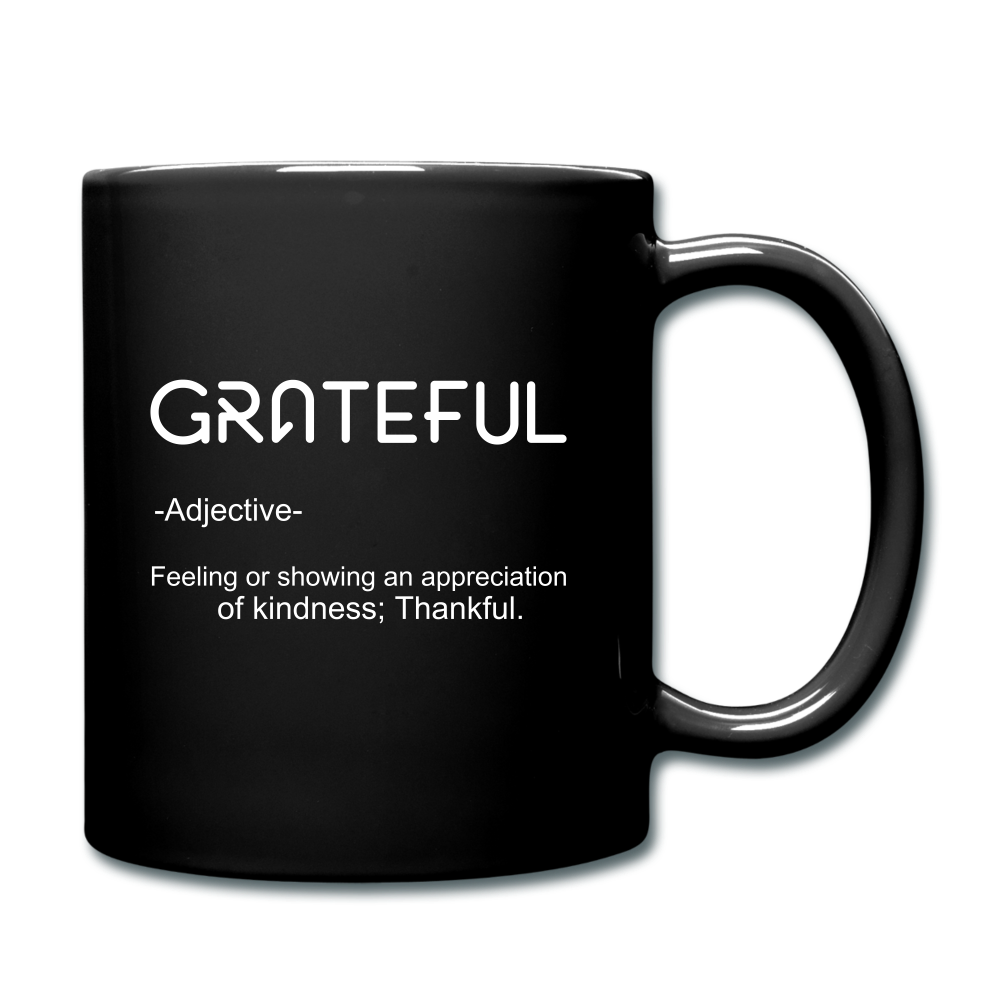 Grateful Mug - black