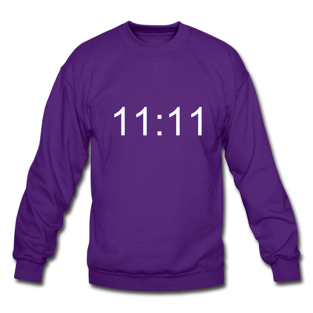 11:11 Crewneck Sweatshirt - purple