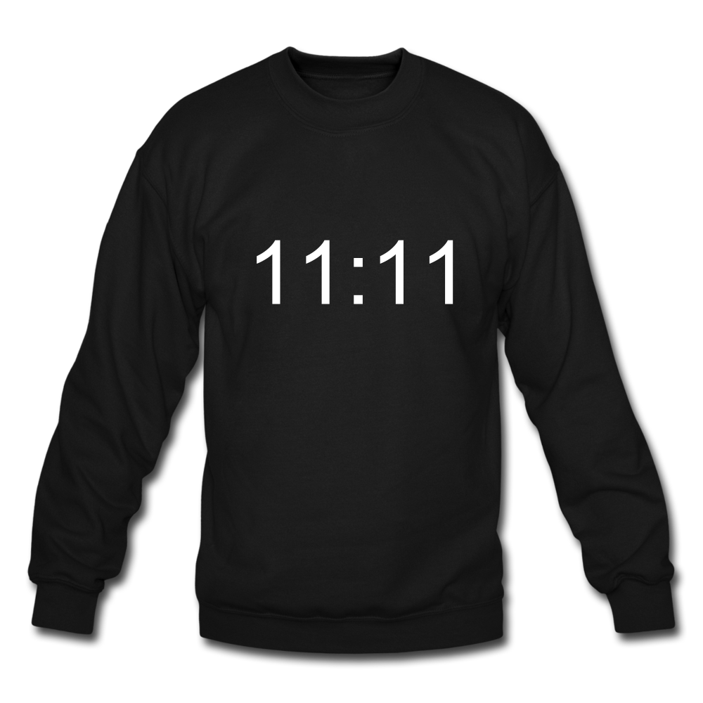 11:11 Crewneck Sweatshirt - black